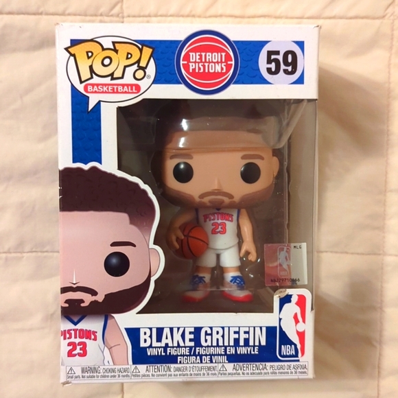 FUNKO POP! Basketball Detroit Pistons BLAKE GRIFFIN NBA #59  Vinyl Figure - Picture 3 of 3